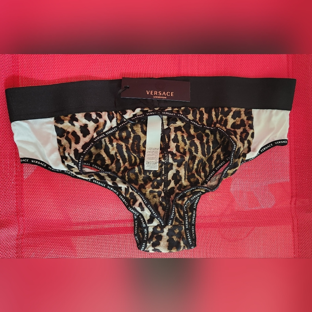 Versace Leopard print jock strap - Picture 2 of 6